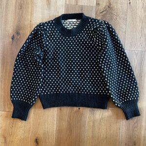 Marine Layer Black and White Sweater
